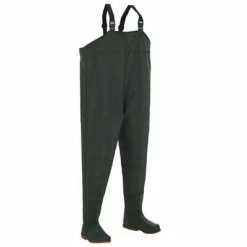 VidaXL Pantalon échassier avec bottes Vert Pointure 43
