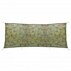 VidaXL Filet de camouflage avec sac de rangement 1,5x5 m Vert