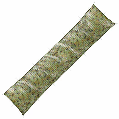 VidaXL Filet de camouflage avec sac de rangement 1,5x8 m Vert 1 VidaXL Filet de camouflage avec sac de rangement 1,5x8 m Vert