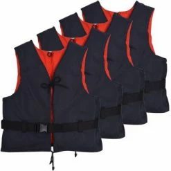 VidaXL Aide à la flottabilité 4 pcs 50 N 50-70 kg Bleu marine
