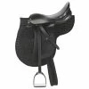 Kerbl Selle de poney en cuir Noir 32196