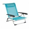 Bo-Camp Chaise de plage Bleu 1204784