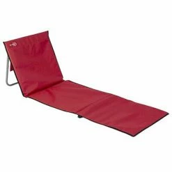 Bo-Camp Tapis de plage 2 en 1 Lota Rouge