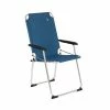 Bo-Camp Chaise de camping pliable Copa Rio Comfort XXL Océan