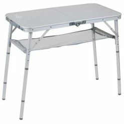 Bo-Camp Table de camping pliable Premium 80x40 cm Aluminium