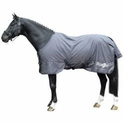 Covalliero Couverture d'extérieur pour chevaux RugBe Zero 135 cm Gris