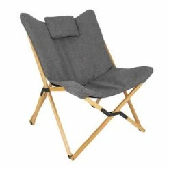 Bo-Camp Chaise de détente Wembley L Gris