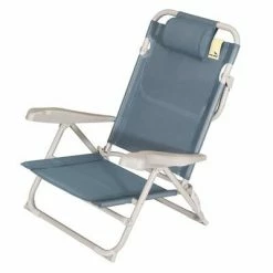 Easy Camp Chaise de plage pliable Breaker Bleu océan
