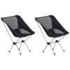 VidaXL Chaises de camping pliables et sac 2 pcs 54x50x65 cm Aluminium
