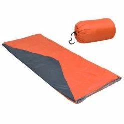 VidaXL Sacs de couchage type enveloppe 2 pcs Orange 1 100 g 10°C