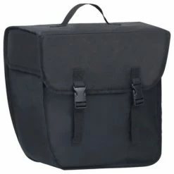 VidaXL Sac de vélo simple pour porte-bagages étanche 21 L Noir
