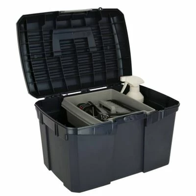 Covalliero Boîte de toilettage Siena Bleu nuit 328268 2 Covalliero Boîte de toilettage Siena Bleu nuit 328268 – Image 2