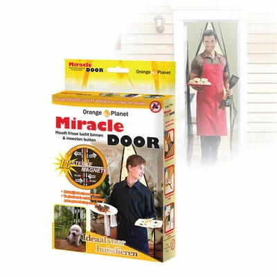 Orange Donkey Moustiquaire de porte magnétique Miracle Noir BUF001 2 Orange Donkey Moustiquaire de porte magnétique Miracle Noir BUF001 – Image 2