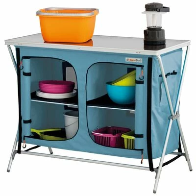 Eurotrail Armoire de camping Bonaire Bleu rêve 2 Eurotrail Armoire de camping Bonaire Bleu rêve – Image 2