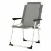 Travellife Chaise de camping pliable de luxe Ancona Compact Gris