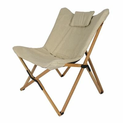 Bo-Camp Chaise de détente Wembley L Beige 2 Bo-Camp Chaise de détente Wembley L Beige – Image 2