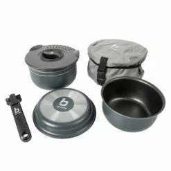 Bo-Camp Ensemble d'ustensiles de cuisine 5 pcs Trekking Aluminium