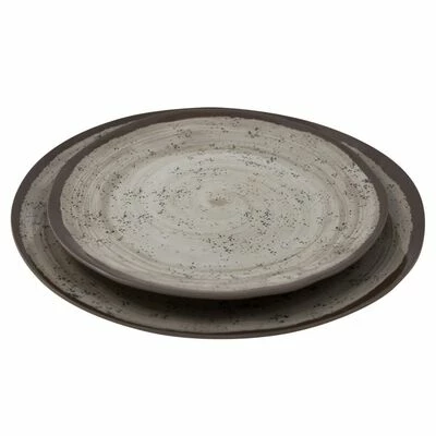 Bo-Camp Vaisselle 12 pcs Halo Mélamine Beige 2 Bo-Camp Vaisselle 12 pcs Halo Mélamine Beige – Image 2