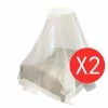 VidaXL Moustiquaire 2 pcs Rond 56x325x230 cm