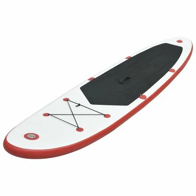 VidaXL Ensemble de planches SUP gonflables Rouge et blanc 2 VidaXL Ensemble de planches SUP gonflables Rouge et blanc – Image 2