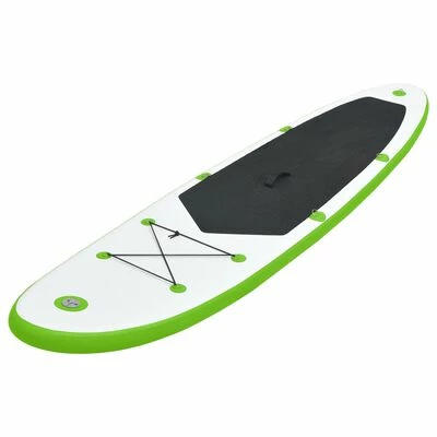 VidaXL Ensemble de planches SUP gonflables Vert et blanc 2 VidaXL Ensemble de planches SUP gonflables Vert et blanc – Image 2