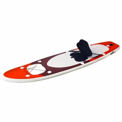 VidaXL Ensemble de planche SUP gonflable Rouge 360x81x10 cm 2 VidaXL Ensemble de planche SUP gonflable Rouge 360x81x10 cm – Image 2