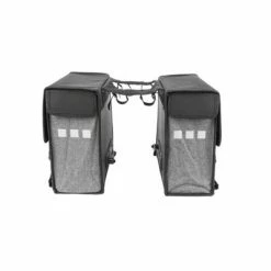 Willex Sacoches de vélo 38 L Noir et gris 10613 -Loisirs de plein air Soldes Magasin image 3 412289