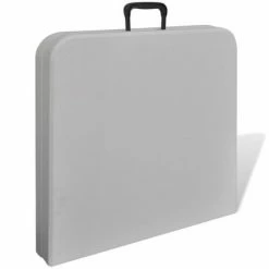 Table de jardin pliable 122 cm blanche en HDPE -Loisirs de plein air Soldes Magasin image 3 41568