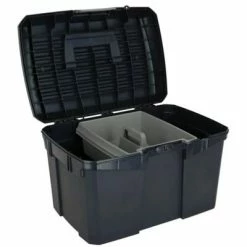 Covalliero Boîte de toilettage Siena Bleu nuit 328268 5 Covalliero Boîte de toilettage Siena Bleu nuit 328268 -Loisirs de plein air Soldes Magasin image 3 416019