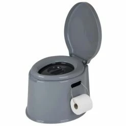 Bo-Camp Toilette portable 7 L Gris -Loisirs de plein air Soldes Magasin image 3 428679