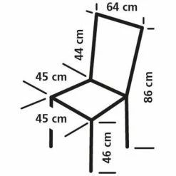 Eurotrail Chaise de camping Kampala Noir -Loisirs de plein air Soldes Magasin image 3 435739