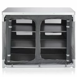 Campart Travel Cuisine d'extérieur Madrid Gris 102x47x82 cm -Loisirs de plein air Soldes Magasin image 3 436381