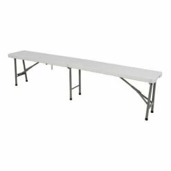 Lesli Living Blanc pliable 183x30x43 cm Blanc 7 Lesli Living Blanc pliable 183x30x43 cm Blanc -Loisirs de plein air Soldes Magasin image 3 441277