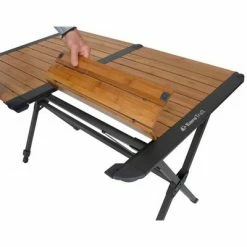 Eurotrail Table de camping Chambery Bambou M 110x70 cm -Loisirs de plein air Soldes Magasin image 3 441388