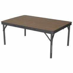 Eurotrail Table de camping Balazuc Bambou 90x60 cm -Loisirs de plein air Soldes Magasin image 3 441391
