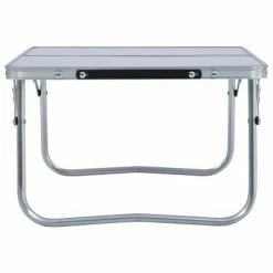 VidaXL Table pliable de camping Blanc Aluminium 60x40 cm -Loisirs de plein air Soldes Magasin image 3 48185