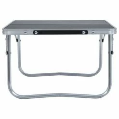 VidaXL Table pliable de camping Gris Aluminium 60x40 cm 8 VidaXL Table pliable de camping Gris Aluminium 60x40 cm -Loisirs de plein air Soldes Magasin image 3 48187