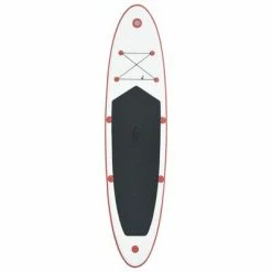 VidaXL Stand Up Paddle Planche à rame gonflable Rouge et blanc 8 VidaXL Stand Up Paddle Planche à rame gonflable Rouge et blanc -Loisirs de plein air Soldes Magasin image 3 90632