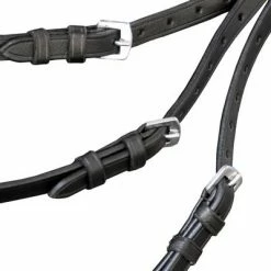 Bride Flash avec rênes et embout d'épi noir en cuir 8 Bride Flash avec rênes et embout d'épi noir en cuir -Loisirs de plein air Soldes Magasin image 3 90896