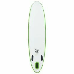 VidaXL Ensemble de planches SUP gonflables Vert et blanc -Loisirs de plein air Soldes Magasin image 3 92734