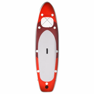 VidaXL Ensemble de planche SUP gonflable Rouge 300x76x10 cm 3 VidaXL Ensemble de planche SUP gonflable Rouge 300x76x10 cm – Image 3
