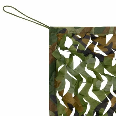 VidaXL Filet de camouflage avec sac de rangement 6x7 m Vert 4 VidaXL Filet de camouflage avec sac de rangement 6x7 m Vert – Image 4