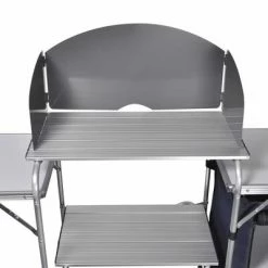 VidaXL Unité de cuisine de camping pliable avec pare-vent Aluminium 8 VidaXL Unité de cuisine de camping pliable avec pare-vent Aluminium -Loisirs de plein air Soldes Magasin image 4 41330