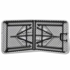 Table de jardin pliable 122 cm blanche en HDPE -Loisirs de plein air Soldes Magasin image 4 41568