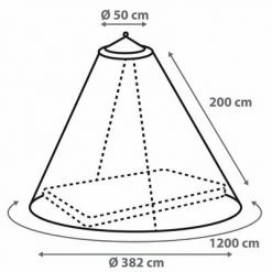 Bo-Camp Moustiquaire pour 2 personnes Rond -Loisirs de plein air Soldes Magasin image 4 423791
