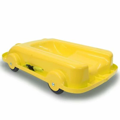 JAMARA Bobsleigh d'hiver et d'été 2 en 1 Jaune 4 JAMARA Bobsleigh d'hiver et d'été 2 en 1 Jaune – Image 4