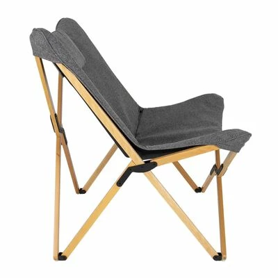 Bo-Camp Chaise de détente Wembley L Gris 4 Bo-Camp Chaise de détente Wembley L Gris – Image 4