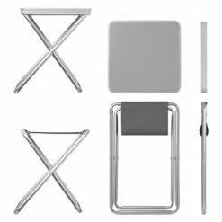 ProPlus Tabouret pliable avec dessus de table -Loisirs de plein air Soldes Magasin image 4 443216