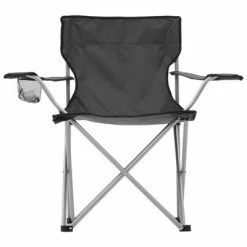 VidaXL Table et chaises de camping 3 pcs Gris -Loisirs de plein air Soldes Magasin image 4 44384