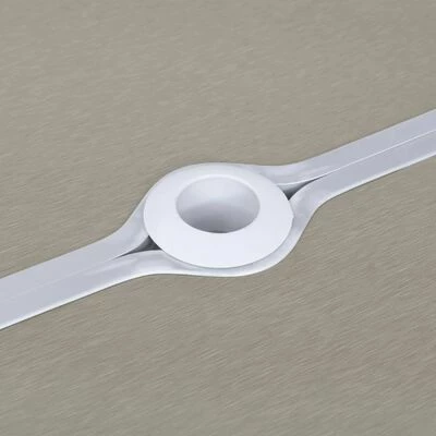 VidaXL Table pliable de camping avec 4 sièges Acier Aluminium 4 VidaXL Table pliable de camping avec 4 sièges Acier Aluminium – Image 4